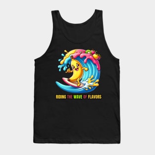 Banana Boarding - Riding the Wave of Flavors Surf Tee Tank Top